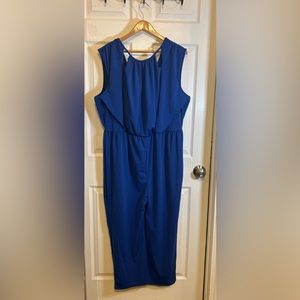 Comfy & Dressy Cobalt Blue Jumpsuit